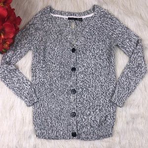 RDI cute button down knit sweater